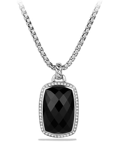 david yurman albion pendant with onyx and diamonds