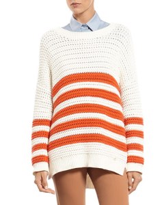 gucci striped knit cotton sweater