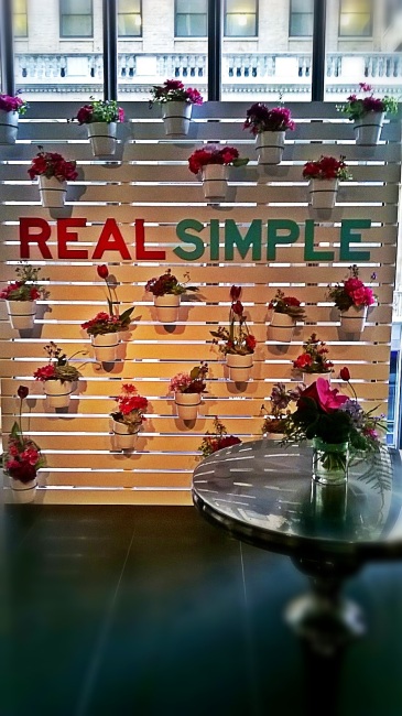 Backdrop at Real Simple Magazine's Beauty and Balance Event
