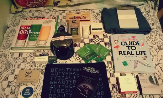 Real Simple Magazine's Beauty and Balance Event Swag Bag Items